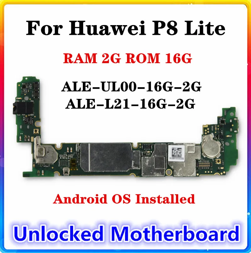 Материнская плата P8 ALE L21 UL00 16G для Huawei Lite 100% оригинальная чистая материнская 16 Гб
