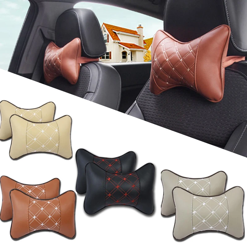 Health Car Seat Headrest Memory Foam Travel Pillow Head Neck Support Cushion