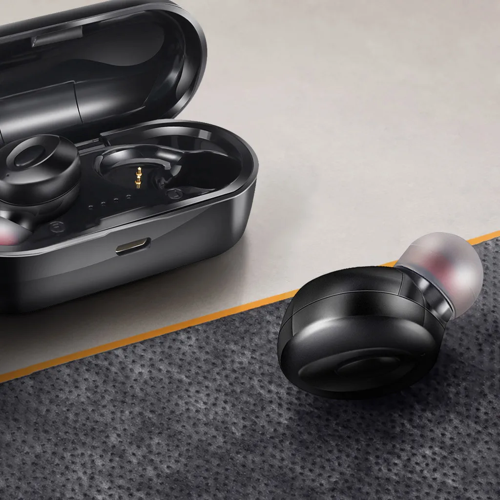 Wireless Earbud True Wireless Earbuds Headphones with Mic CVC8 0 Noise Portable Fashion Sports Multi function Big Battery
