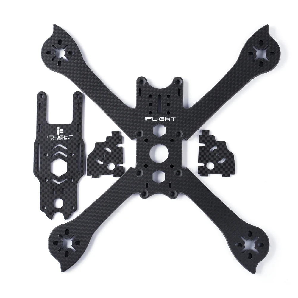 

iFlight iX5 V3 Lite Bottom Plate Side Plate Carbon Fiber Frame Kit for RC Drone