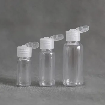 

2PCS 5/10/20/30 ML Travel Makeup Empty Plastic Bottles Flip Cap For Liquid Lotion Cream