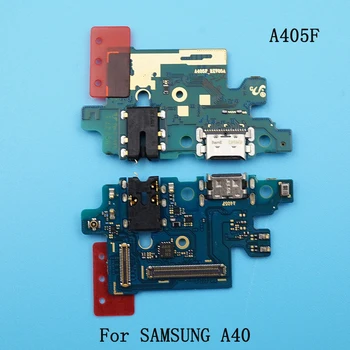 

10pcs/lot USB Charger Port Dock Plug Connector Flex Cable Mic Microphone Board Replacement Part For Samsung A40/A405F