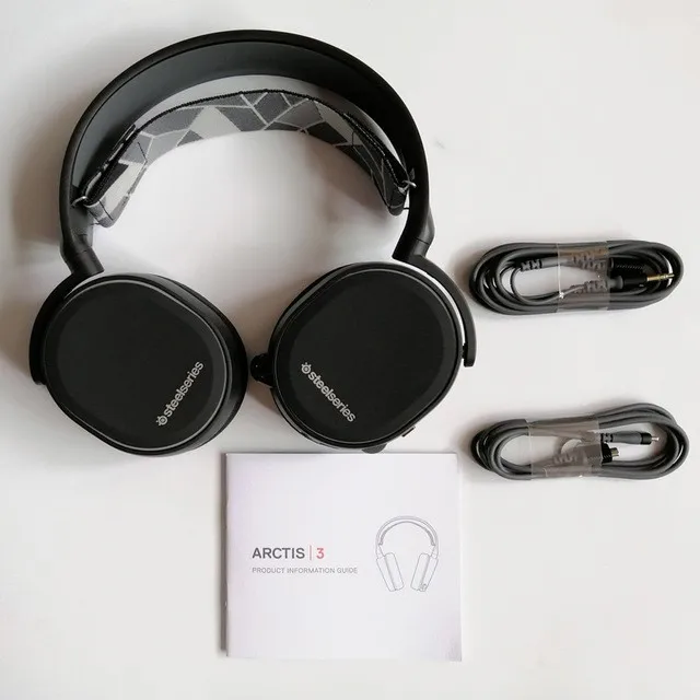 Arctis 3 black SteelSeries Arctis 3 Универсальная игровая гарнитура для ПК playstation 4 nintendo Switch VR Android - Цвет: Arctis 3 black