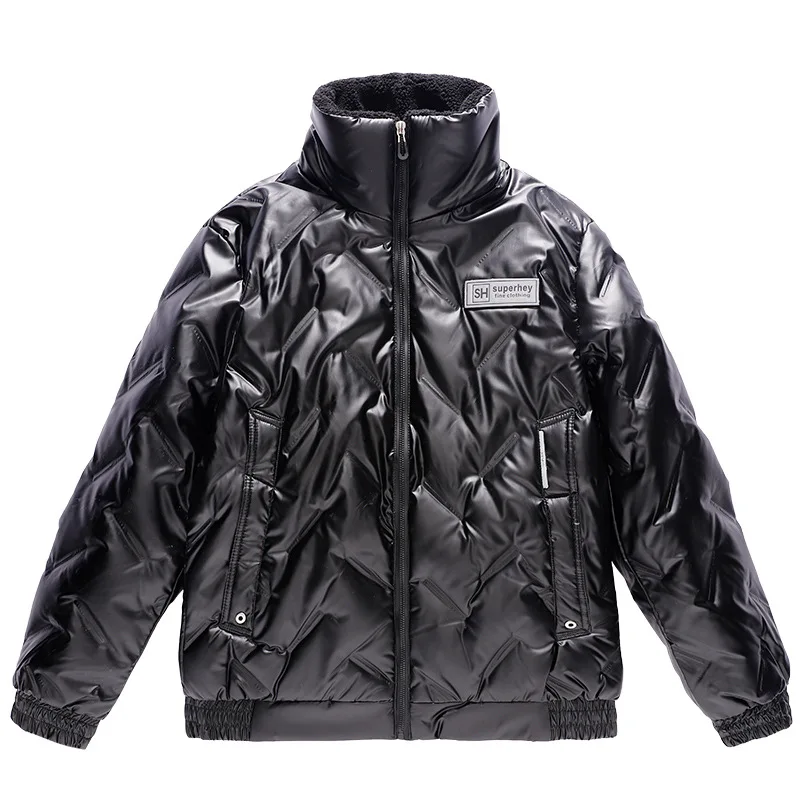 New Bread Down Jacket 2022 Male Winter Down Jacket Solid Thick Warm Loose Coats Jacket for Men Style Youth Man Jacket Parka