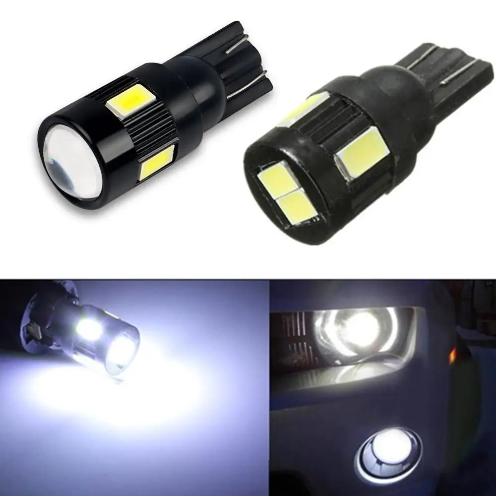 

T10 LED Bulb 5630 SMD DC 12 V 6000K High Power Interior Light Bulb for Side Car Marker Lights Reading White Light License Plate