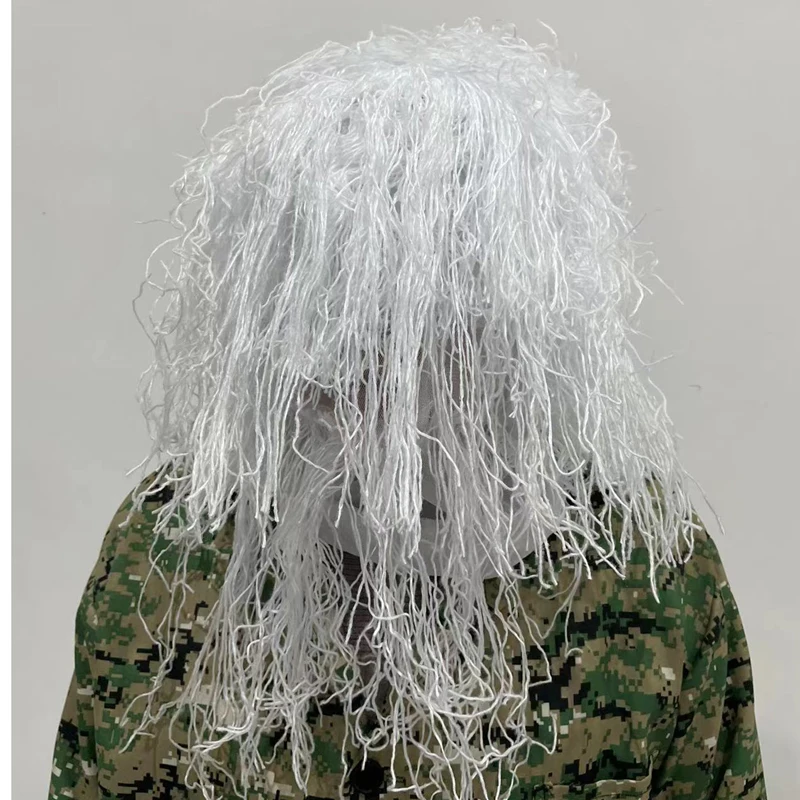 Hunting Sniper Ghillie Hood Camouflage Head Cover for Ghillie Suit Mosquito Net Hood Headvie Hunter Viper Hoods