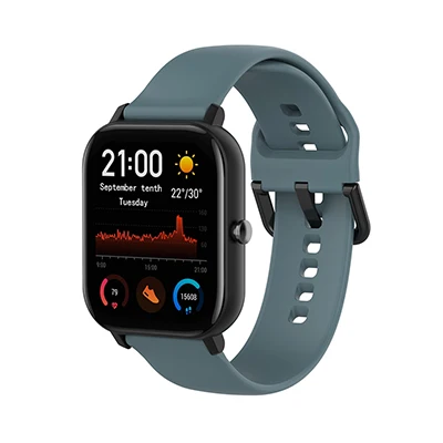 10 Силиконовый ремешок для Amazfit GTS, Смарт-часы, ремешок для мужчин и женщин, спортивные Смарт-часы, ремешок для Huami Amazfit GTS, глобальная версия - Цвет: 10