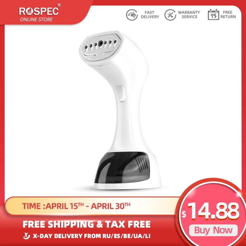 ROSPEC Steam Hanging Ironing Machine Handheld Garment Steamer Household Electric Garment Cleaner Steam Ironing Clothes Generator