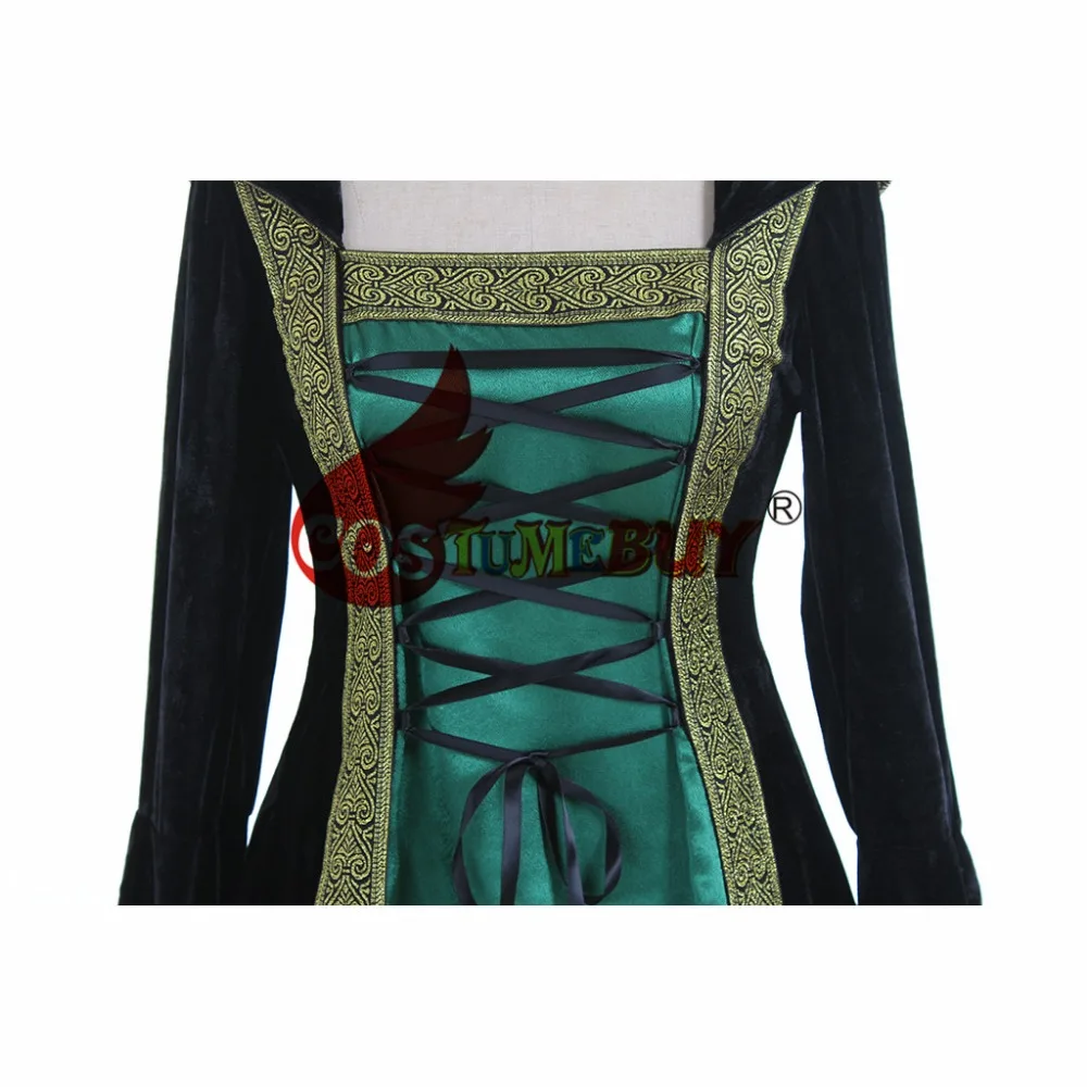 Costumebuy Средневековый Ренессанс Косплей средневековье сценическое готическое Ретро корт Виктории платье женские карнавальные костюмы