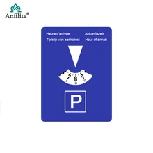 Veículo carro de estacionamento disco temporizador relógio chegada tempo display plástico disco ferramentas tempo estacionamento portátil temporizador