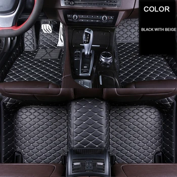 

Car Floor Mats Gray Car Interior Accessories Mats Car-Styling Protector Fit For Faw V5 Premium Full Set Carpet Floor Mat