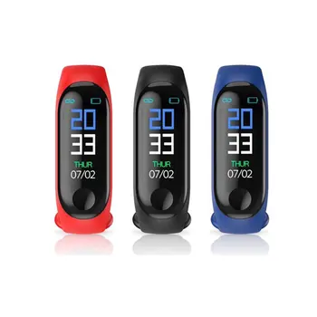 

M3 Plus Smart Band Bluetooth Smart Watch Fitness Tracker Smart Bracelet Health Sleep Heart Rate Monitor Wristband Smart Watch