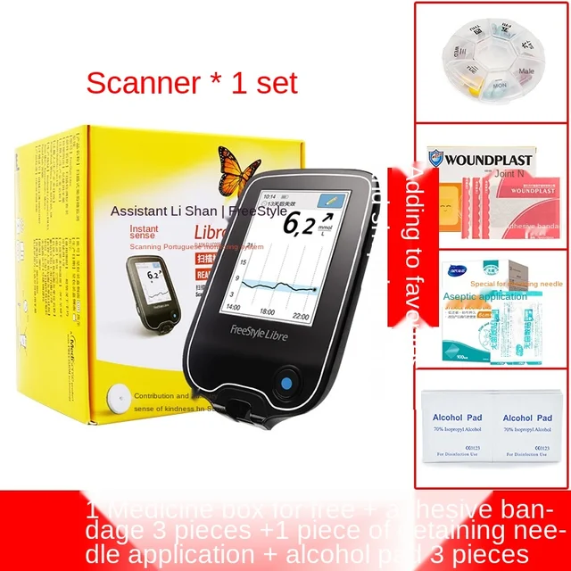 Sensor Scanner Blood Collection Free Probe Finger Free Blood Sugar Testing Tester Household Slimming Product Aliexpress