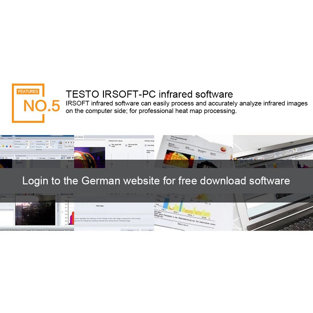И тесто865 Testo 865 тепловизор камера тепловизор термометр для тепловизора