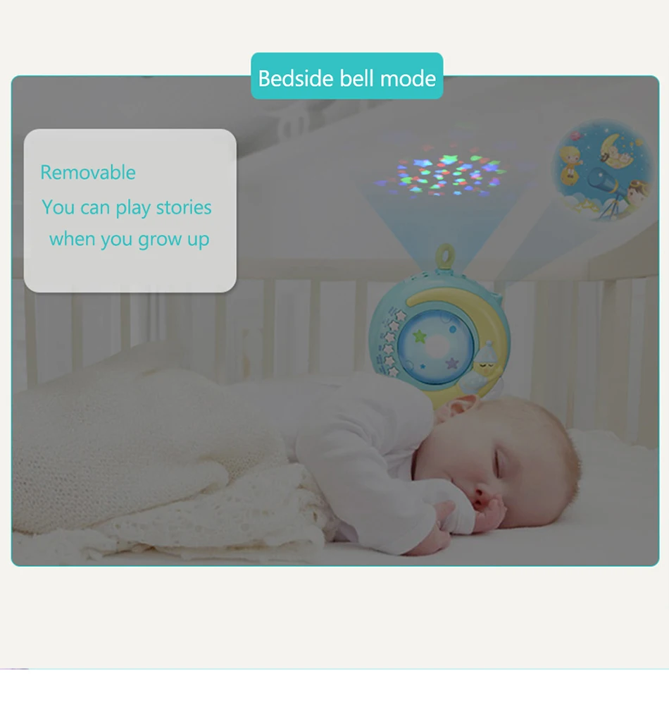 Детская кровать колокольчик кроватка игрушка 0-12 месяцев для новорожденных мобильный Музыкальная Коробка с животных погремушки Раннее Обучение ребенок развивающие игрушки