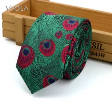 Павлин перо хороший дизайн Винтаж 6 см полиэстер жаккардовые галстуки мужской костюм смокинг платье Вечерние ужин Банкетный аксессуар бабочка подарок