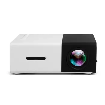 

YG300 LED Mini Projector 320x240 Pixels Supports 1080P YG-300 HDMI USB Audio Portable Projector Home Media Video player