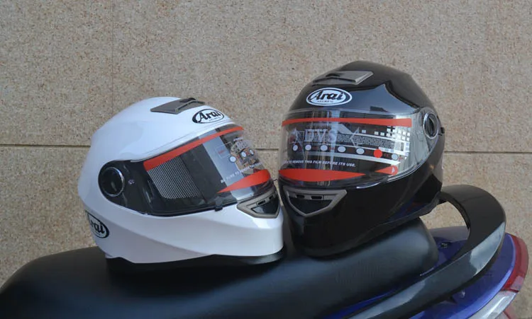 Arai полный шлем двойной объектив мотоциклетный шлем цена супер высокого класса защитные шлемы, унисекс
