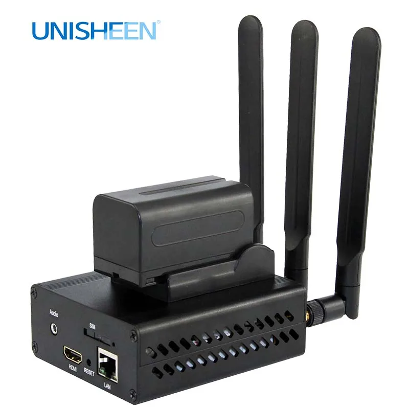 Unisheen SRT 4G LTE H.264 H.265 wifi HDMI Video Encoder Transmitter ip