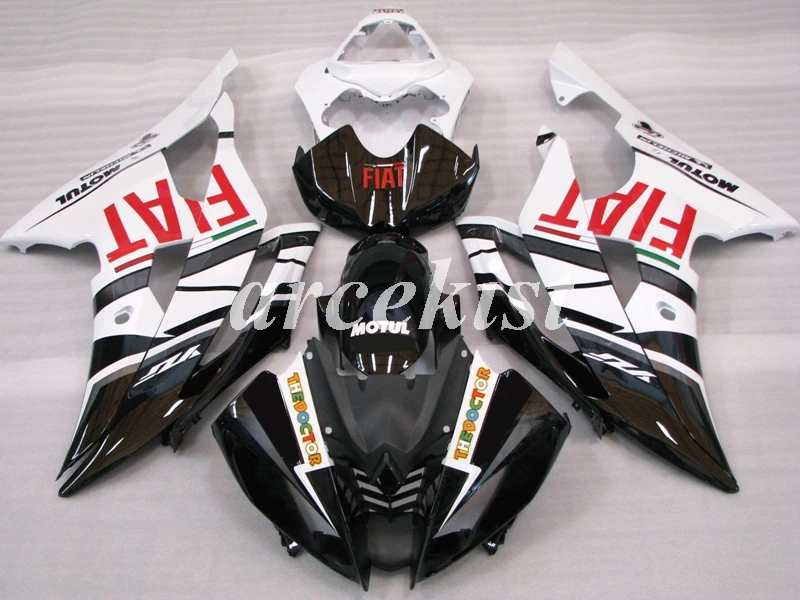 ABS литья под давлением Обтекатели комплект подходит для YAMAHA YZF-R6 2008- 08 09 10 11 12 13 14 15 16 Кузов Набор желтый красный