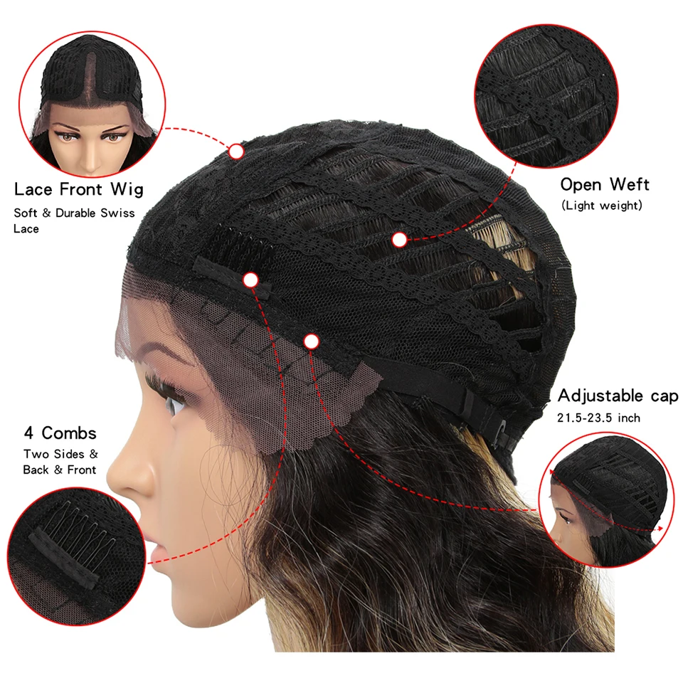 synthetic lace front wigs