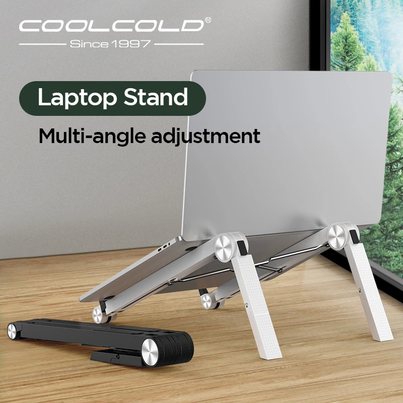 COOLCOLD Lightweight Laptop Cooling Stand Plastic Vertical Laptop Stand