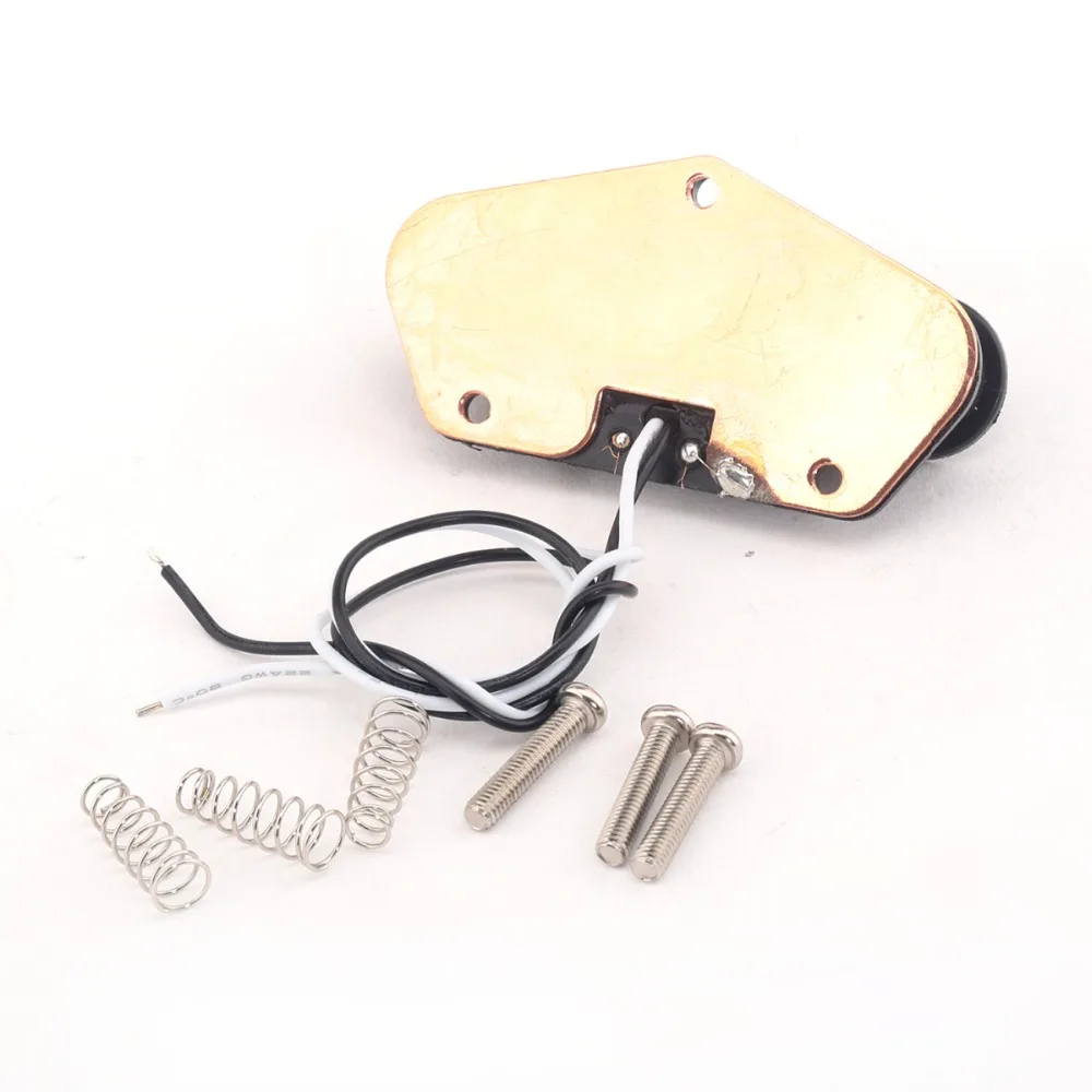 Musiclily Pro 54 мм Alnico 5 одной катушки Пикап для Telecaster Теле Стиль гитары мост, черный