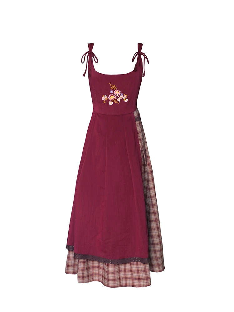 2020 Spring Autumn Women Pastoral Style Retro