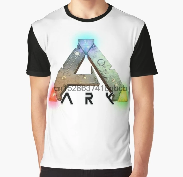 Футболка с принтом по всему миру, Мужская футболка, ARK Survival Evovled, большой принт, полная печать, Женская графическая футболка(2