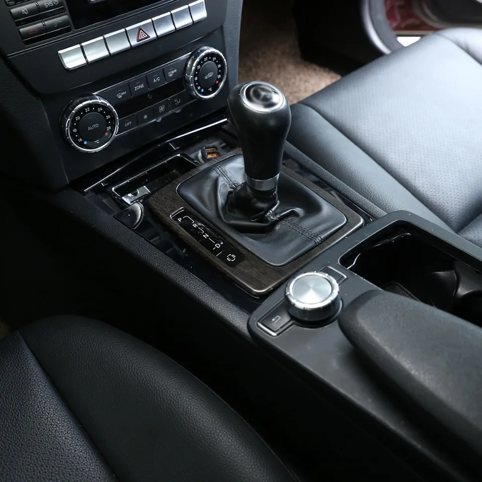 WITTSY Finitura Copertura Protezione Scatola Bracciolo Centrale in Fibra Carbonio per Auto per Benz GLK X204 2008 2009 2010 2011 2012 2013 2014 2015 con Guida A Sinistra Accessori