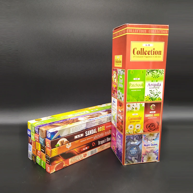 2 маленьких ящика с белым ароматом шалфея индийские ароматические палочки