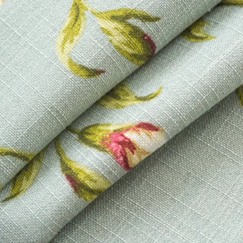 Oval Tea Table  American Fresh Small Broken Flower Tablecloth Cotton Linen New Year's Tablecloth  Coffee Table for Living Room