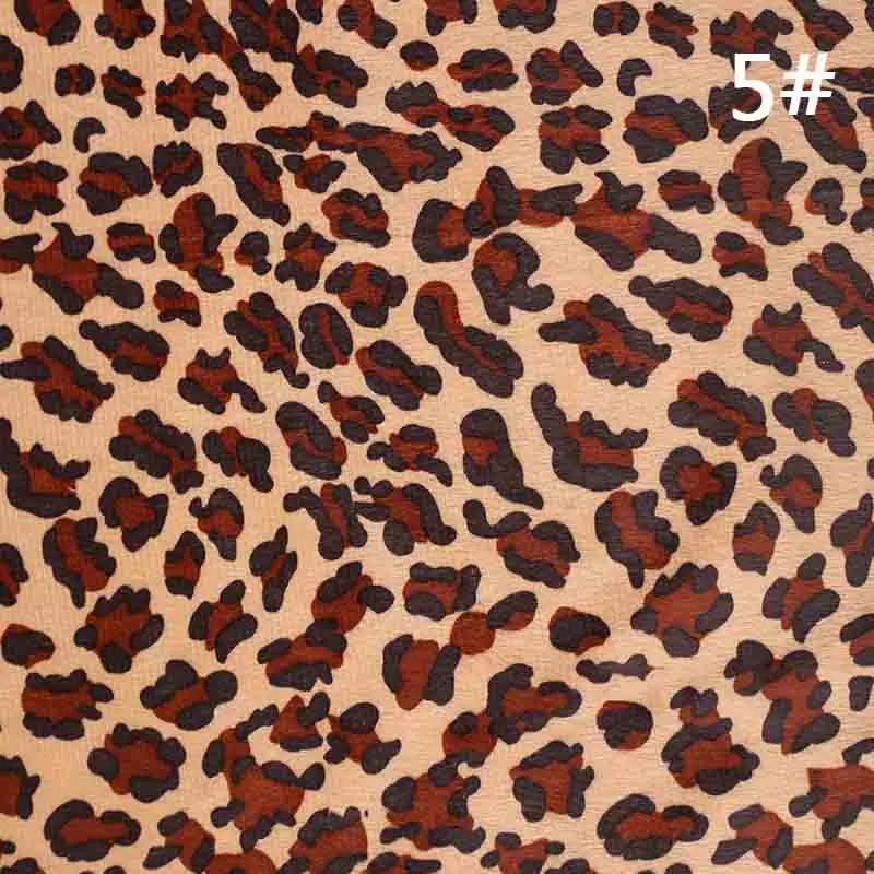 Короткая плюшевая ткань с принтом животных, леопардовая полосатая ткань с рисунком зебры для поделок, игрушка-подушка, ковер, декоративные ткани - Цвет: 5