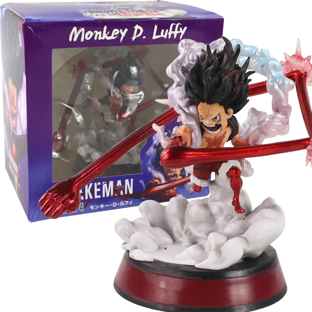 11cm Op Anime Monkey D Luffy Gear 4 Snakeman Battle Pvc Action Figure Cartoon Decoration Model Toy Kids Gift Brinquedos Aliexpress Toys Hobbies