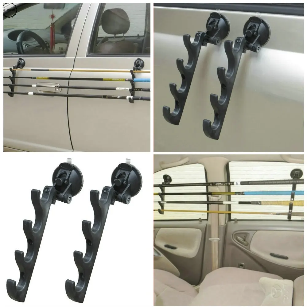 Car Adjustable Fishing Rod Holders with Suction Cups Attach Fishing Rod  Storage