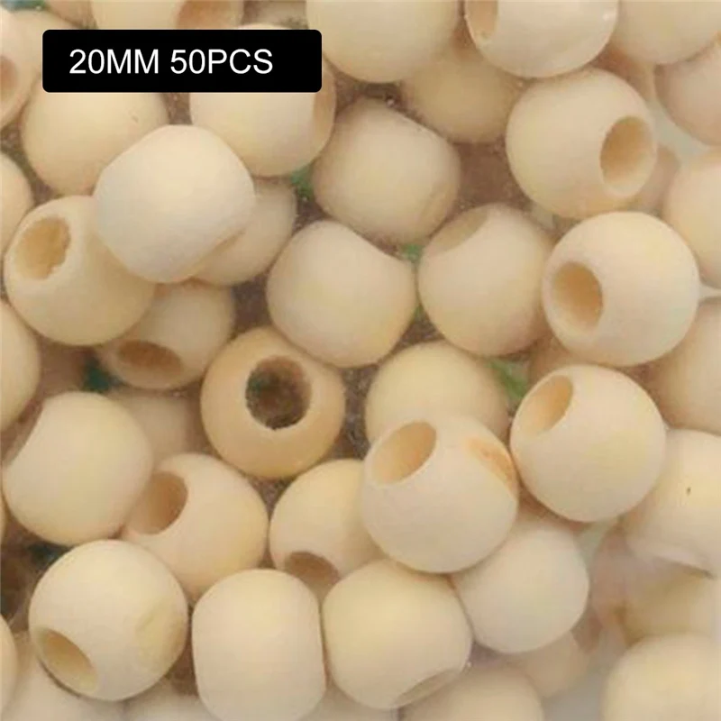 20mm beads(50pcs) 50 шт. роспись Шестерни деревянные пуговицы для ручная швейная Скрапбукинг ручной работы Костюмы ремесла домашнего декора аксессуары для шитья арт 20/25 мм - Цвет: 20mm beads(50pcs)