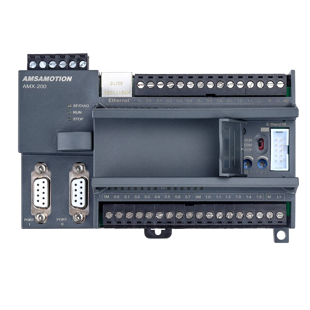 CPU224XP CPU224-E PLC with Ethernet Port Replce Siemens S7-200 Programma 14I/10 O Analog 2AI 1AO Relay Transistor Type