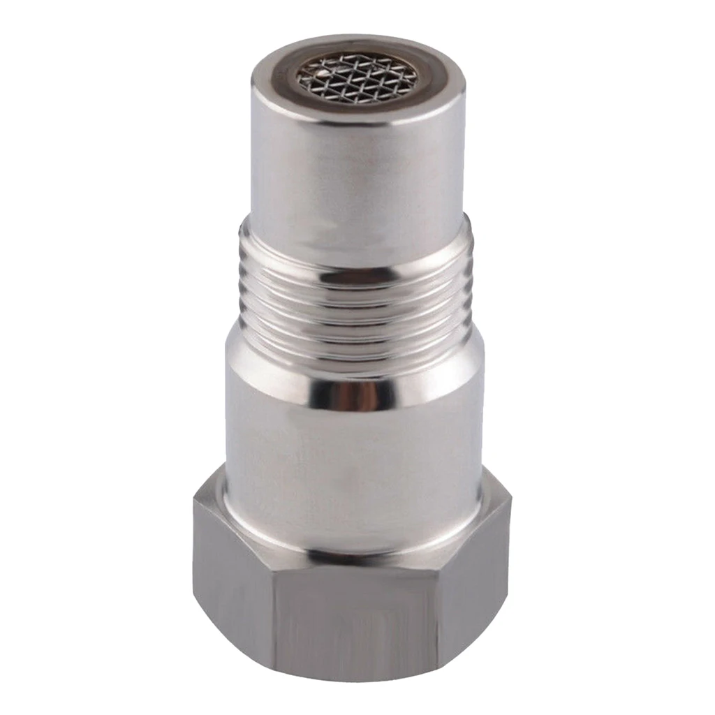 Straight CEL Fix Check Engine Light O2 Sensor Spacer Adapter Stainless Steel