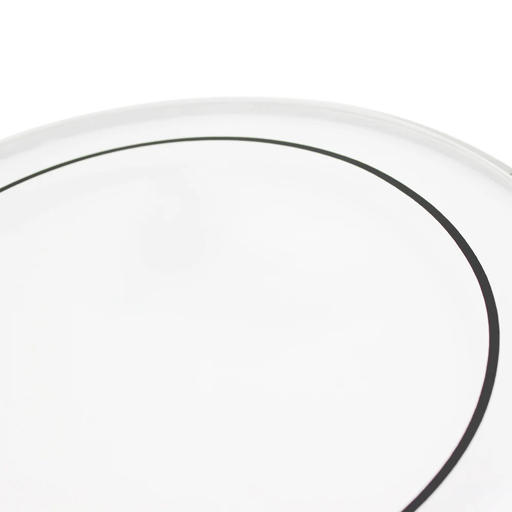 5Pcs Transparent Drum Heads (22", 16", 14", 13", 12") 2