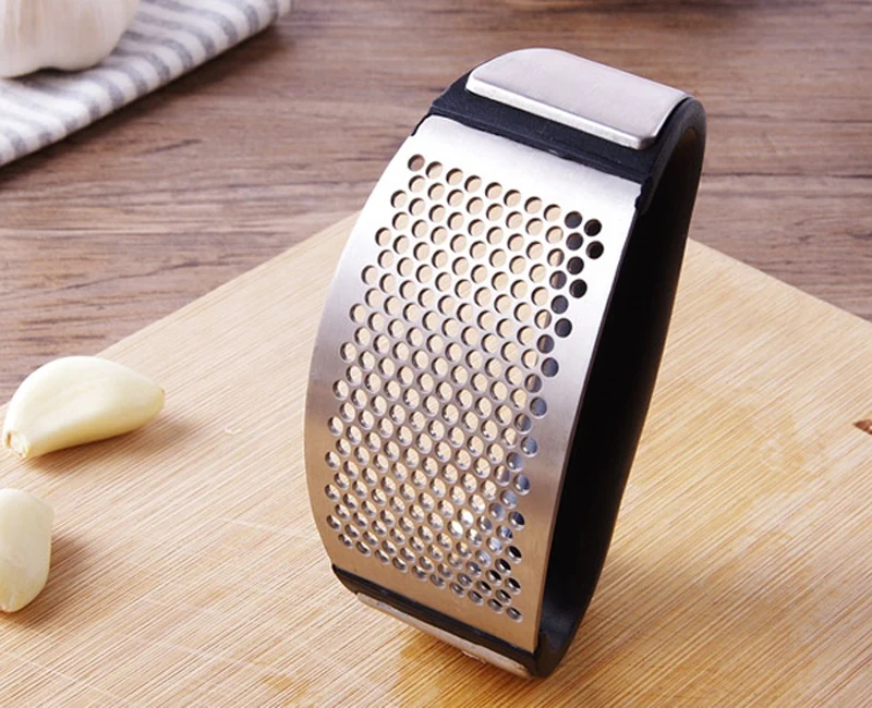 Metal Garlic Press Creative Garlic Chopper Mincer Hand Press Garlic Ginger Onion Crusher Slicer Grater Kitchen Accessories (3)