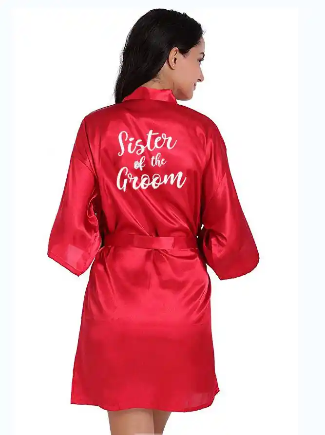 team bride dressing gown