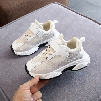 

Kids Casual Shoes Spring Boys Girls Sport Shoes Baby Hook Loop Canvas Shoes Kids Fashion Sneakers Breathable Child Running Shoes