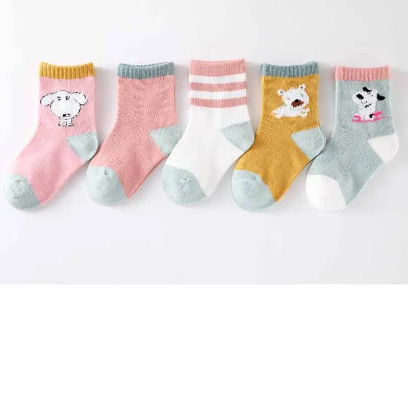 Детские носки, осенне-зимние носки, носки для малышей 1-3 лет, весенне-осенние детские носки для мальчиков и девочек
