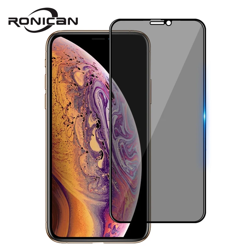 Закаленное стекло 9D для iPhone X XS MAX XR 6 6S 7 8 Plus 11 Pro Max | Мобильные телефоны и аксессуары