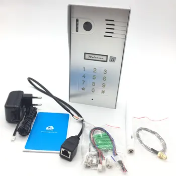 

Hot New 3G 4G/ WiFi IP intercom system two-way intercom and remotely unlock door, global video door phone Code Keypad