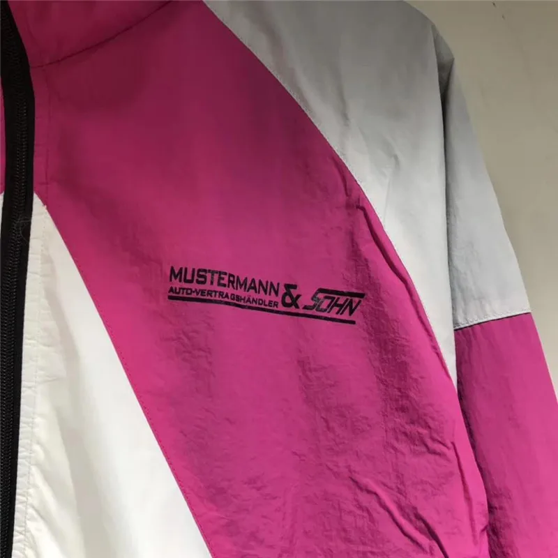 Новая высококачественная куртка Vetements; сезон осень-зима; разноцветная удобная спортивная куртка для бега