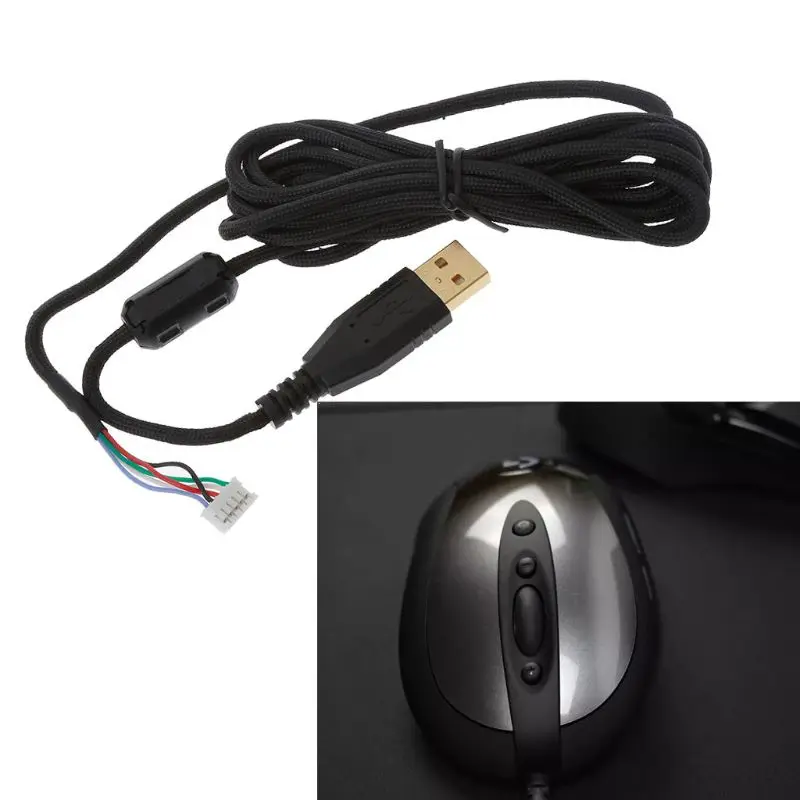 Зонтик веревки Мышь кабели мягкий прочный Линия Замена провод для logitech MX518 g400 |