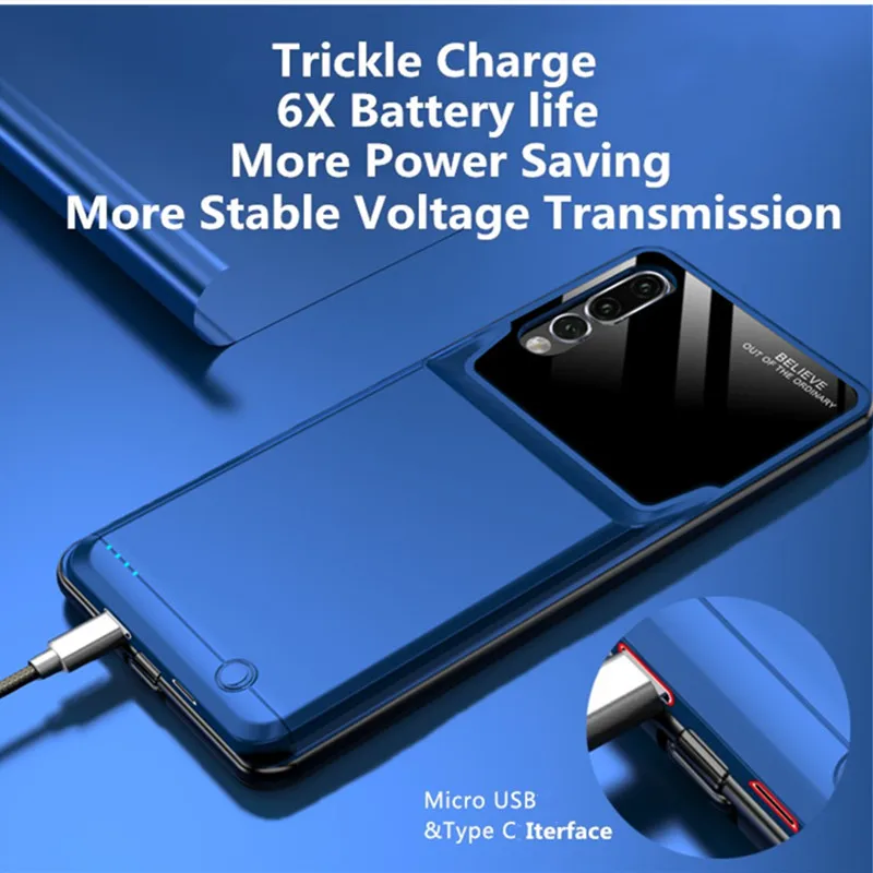 6000mAh Portable Power Bank Case For Huawei P20 Pro External Battery Charger Cover Backup Charging | Мобильные телефоны и