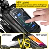 WILD MAN New Bike Bag Frame Front Top Tube Cycling Bag Waterproof 6.6in Phone Case Touchscreen Bag MTB Pack Bicycle Accessories ► Photo 2/6