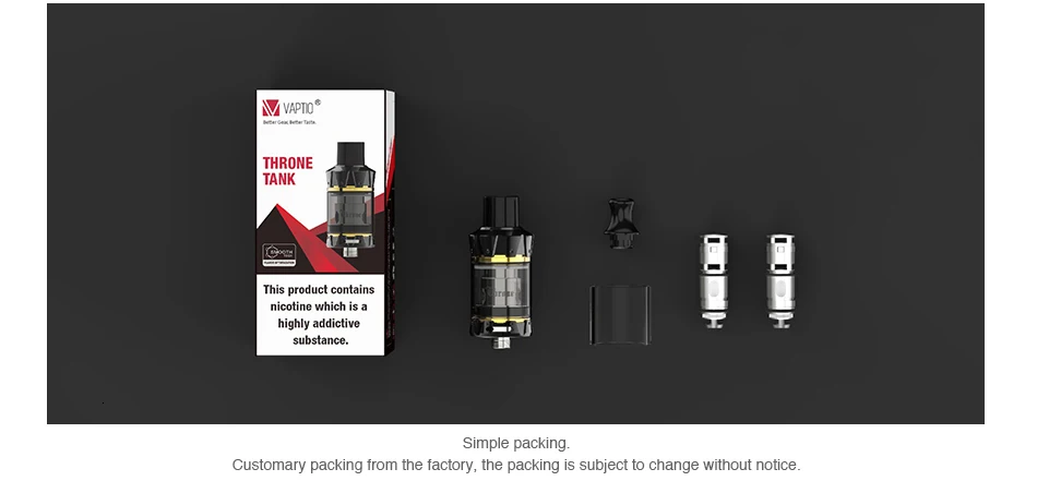 Vaptio Throne Subohm Tank 2ml